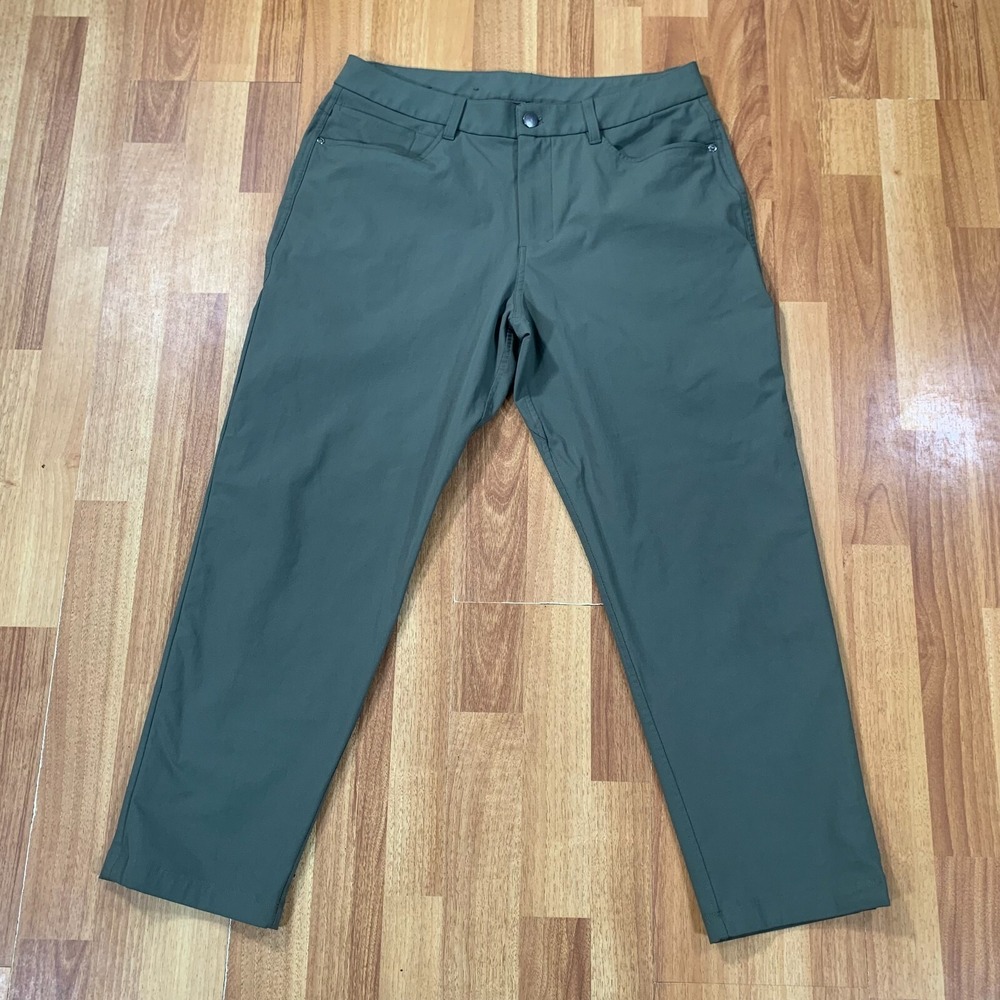 Lululemon Pants Mens 32x26 Green Chino Tapered Golf Stretch Modern